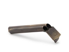 Two Tone Hockey Flute 144-Antique Brass