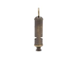 Metropolitan Police Whistle 15-Antique Brass