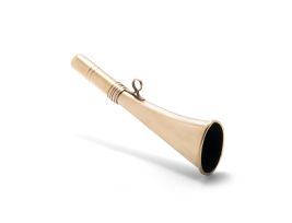 Acme Small Harking Horn 171.5-Polished Brass