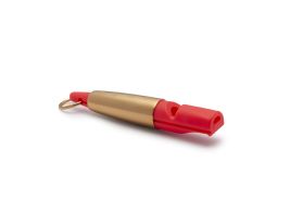 Acme Dog Whistle 211½ - Sterling Silver Gold Plated Sleeve-Coral