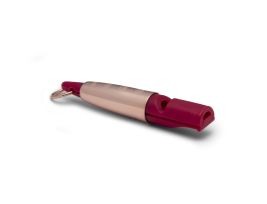 Acme Dog Whistle 210½ - Sterling Silver Rose Gold Sleeve-Fuchsia