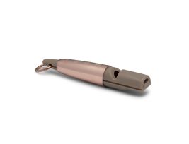 Acme Dog Whistle 210½ - Sterling Silver Rose Gold Sleeve-Mink