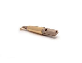 Acme Dog Whistle 210½ - Sterling Silver Gold Plated Sleeve-Nougat