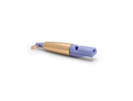 Acme Dog Whistle 211½ - Sterling Silver Gold Plated Sleeve-Violet