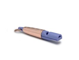 Acme Dog Whistle 210½ - Sterling Silver Rose Gold Sleeve-Violet