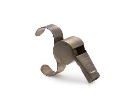 Acme Thunderer Finger Whistle 477/58.5-Antique Brass