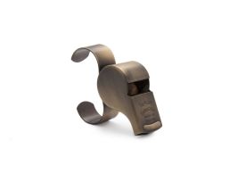 Acme Thunderer Finger Whistle - 477/58-Antique Brass