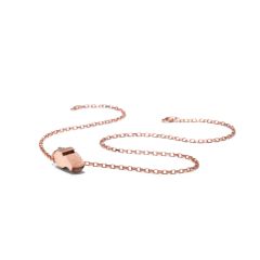 Thunderer Whistle Necklace-Rose Gold